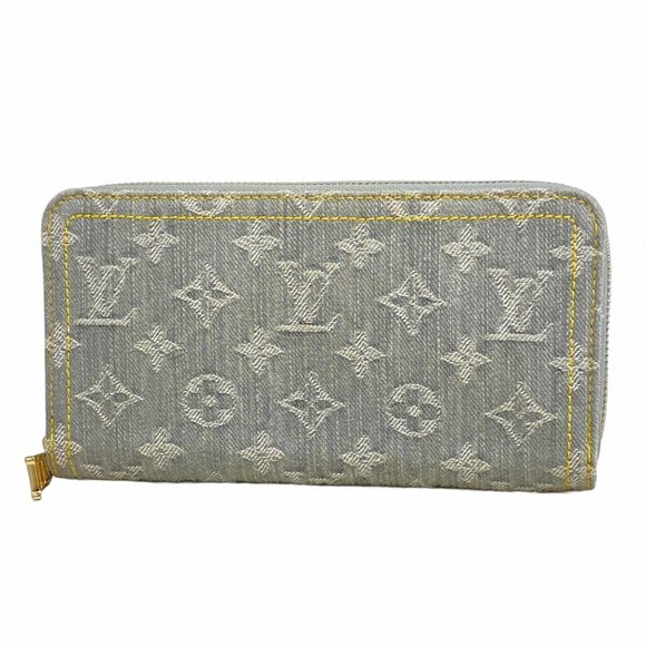 LOUIS VUITTON Gray Monogram Wallet - Picture 1 of 8